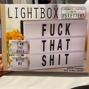 Cinematic light box